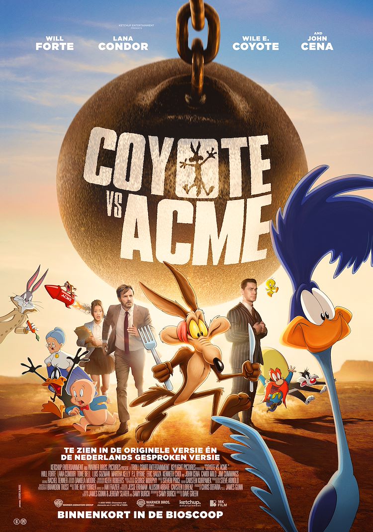 Coyote vs. Acme 2D NL poster